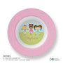 Three Cheerleaders Custom Plate for Girls