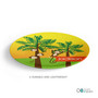 Monkeys In The Jungle Kids Plate