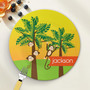 Monkeys In The Jungle Kids Plate