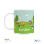 Cute Animals In The Forest Kids Plate