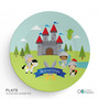 The Three Knights Kids Plate