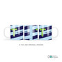 Brilliant Initial Blue Kids Plate