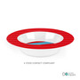 Brilliant Initial Red Kids Plate