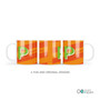 Brilliant Initial Orange Kids Plate