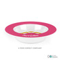 Chevron Mustard and Pink Kids Plate