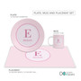 A Shiny Pink Letter Kids Plate