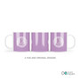 A Shiny Purple Letter Kids Plate