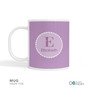 A Shiny Purple Letter Kids Plate