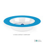A Linen Blue Letter Kids Plate