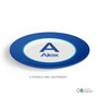 A Linen Blue Letter Kids Plate