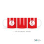 A Linen Red Letter Kids Plate