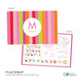Bold & Fun Stripes Kids Placemat