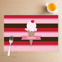 Strawberry Cone Kids Placemat