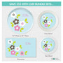 Preppy Flowers Blue Placemat