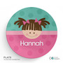 Just Like Me Girl Aqua Kids Placemat