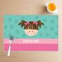 Just Like Me Girl Aqua Kids Placemat