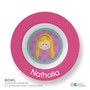 Just Like Me Girl Lavender Kids Placemat