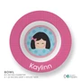 Just Like Me Girl Light Blue Kids Placemat