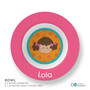 Just Like Me Girl Orange Kids Placemat