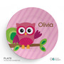 Pink Owl Be Yours Kids Placemat