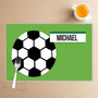 Soccer Fan Green Kids Placemat