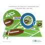Football Fan Kids Placemat