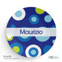 Circles and Circles Blue Kids Placemat