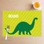 Dino and Me Green Kids Placemat