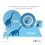 Dino and Me Blue Kids Placemat