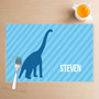 Dino and Me Blue Kids Placemat