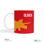 Dino and Me Red Kids Placemat