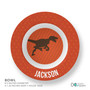 Dino and Me Orange Kids Placemat