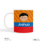 Just Like Me Boy Orange Kids Placemat