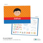 Just Like Me Boy Orange Kids Placemat