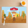 Cowboy Kids Placemat
