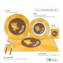 Cute Baby Cheetah Kids Placemats