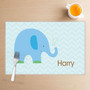 Blue Baby Elephant Kids Placemats