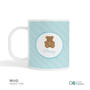 Cute Blue Teddy Bear Kids Placemats