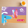 Surfing the Waves Kids Placemat