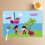 Yo Ho Pirate Girl Kids Placemat