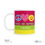 Peace & Love Signs Kids Placemat