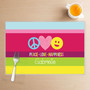 Peace & Love Signs Kids Placemat