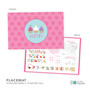 Three Sweet Cupcakes Kids Placemats