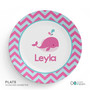 Sweet Pink Whale Kids Placemats