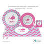 Sweet Pink Whale Kids Placemats