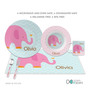 Sweet Pink Elephant Kids Placemat