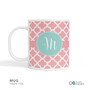 Pretty Pink Quatrefoil Kids Placemat