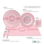 Initials on Chevron Kids Placemat
