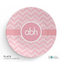 Initials on Chevron Kids Placemat