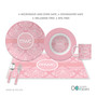 Pink Sweet Damask Kids Placemat